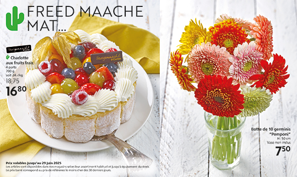 fleur/gateau