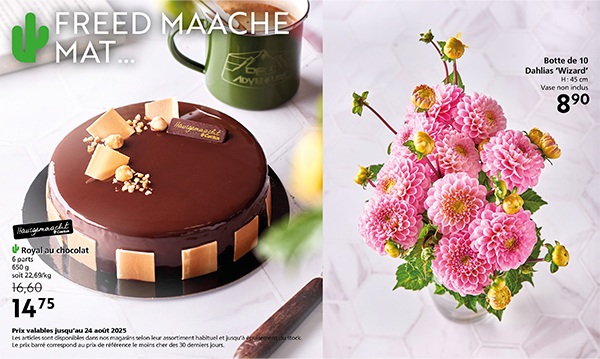 fleur/gateau