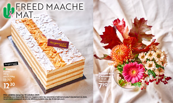 fleur/gateau