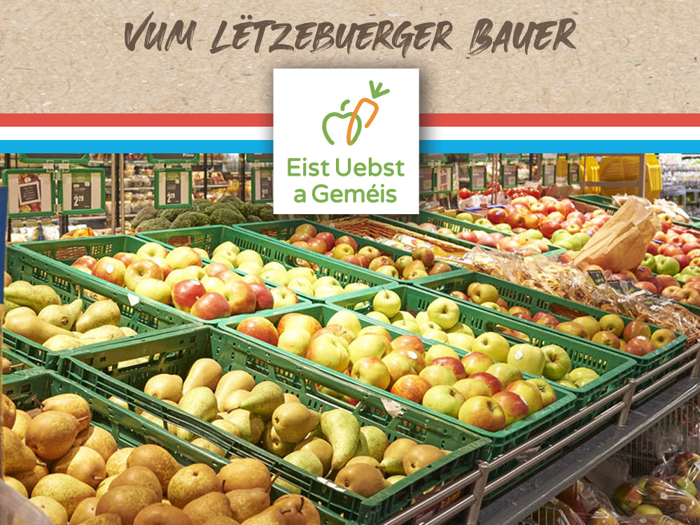 Eist Uebst a Geméis Eist Uebst a Geméis : le goût des fruits et légumes de saison