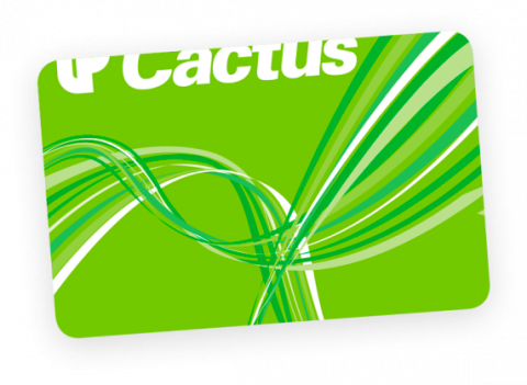 Carte fidélité Cactus