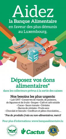 Flyer banque alimentaire