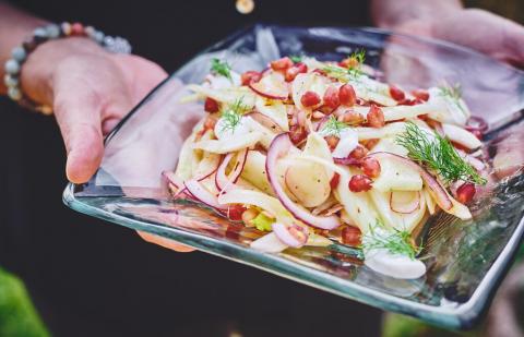 Salade de fenouil avec pomme grenade .jpeg